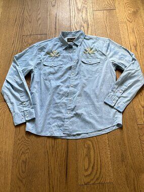 Howler Bros Pearl Snap, Men's Large, Like New